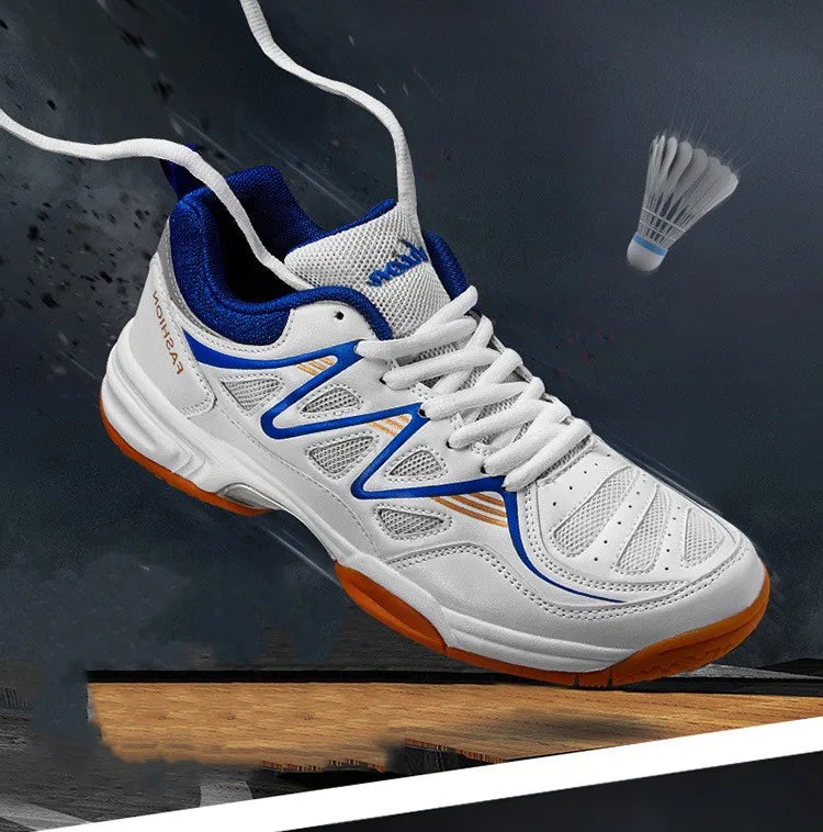 Unisex Pro Court Sneakers | Breathable Tennis & Badminton Shoes