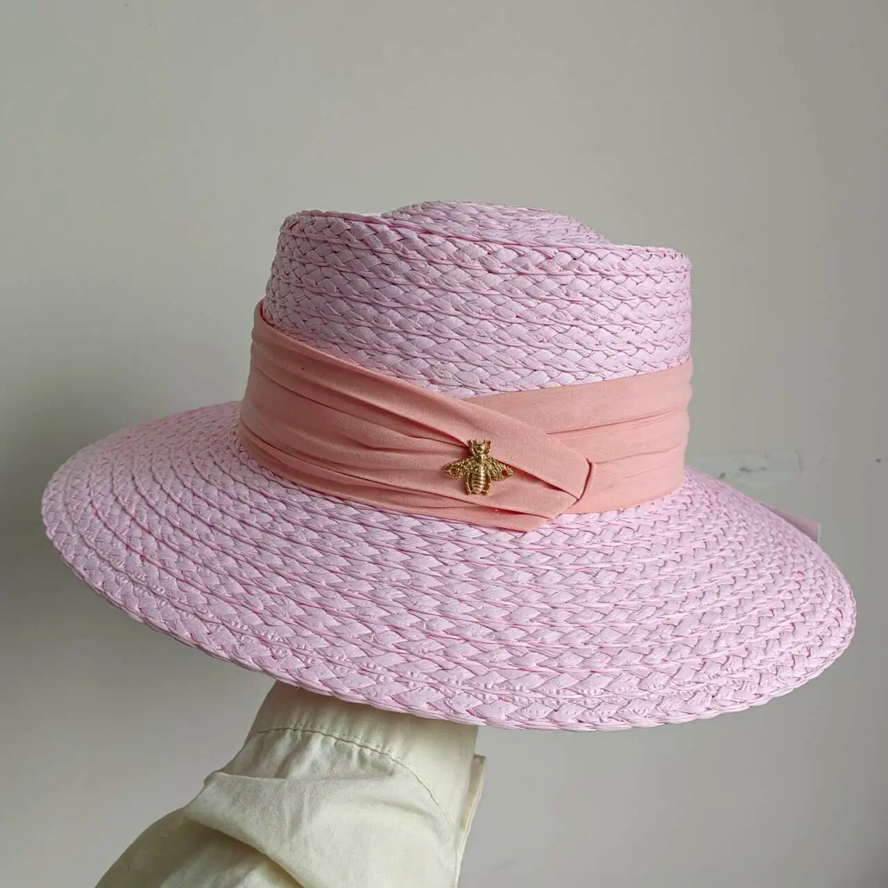 Flat Top French Straw Sun Hat