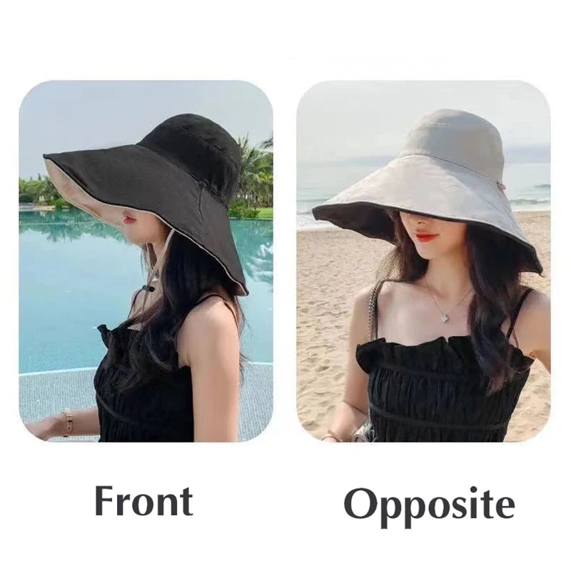 Wide Brim Anti-UV Foldable Fisherman Hat