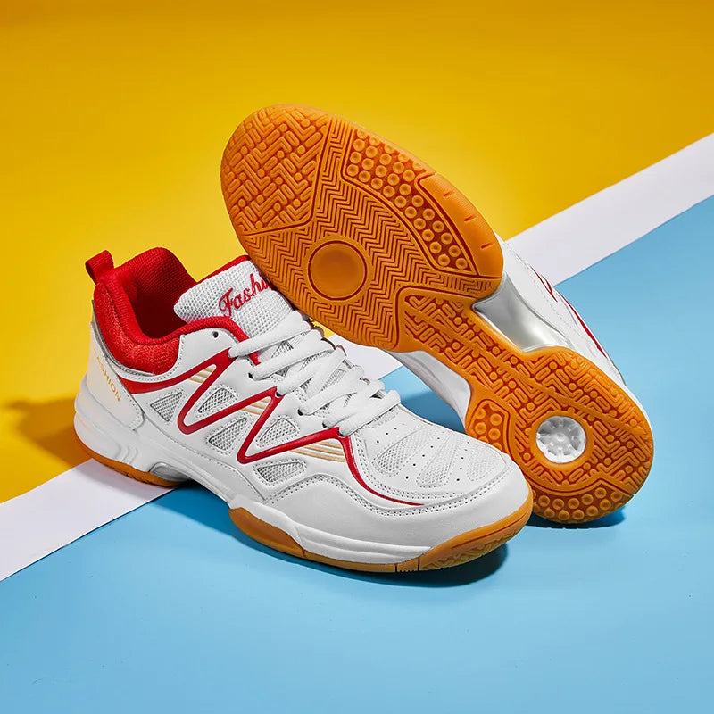 Unisex Pro Court Sneakers | Breathable Tennis & Badminton Shoes