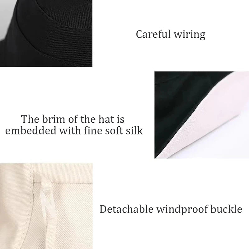 Wide Brim Anti-UV Foldable Fisherman Hat
