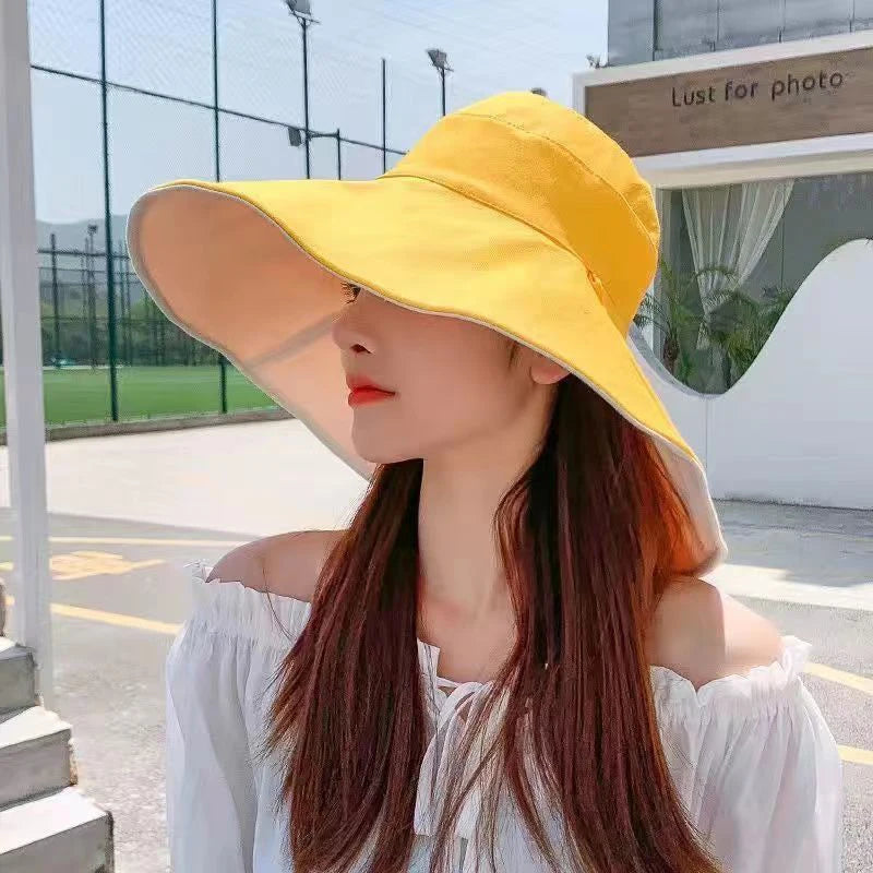 Wide Brim Anti-UV Foldable Fisherman Hat