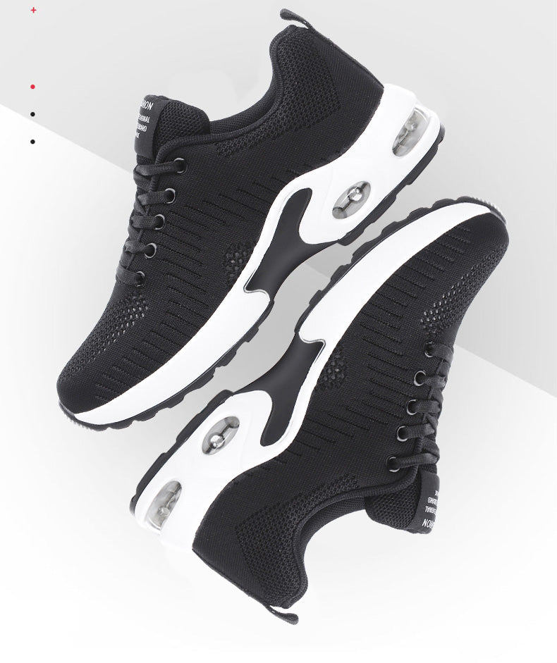 Women's Lightweight Knit Sneakers | Non-Slip Casual Lace-Up Shoes