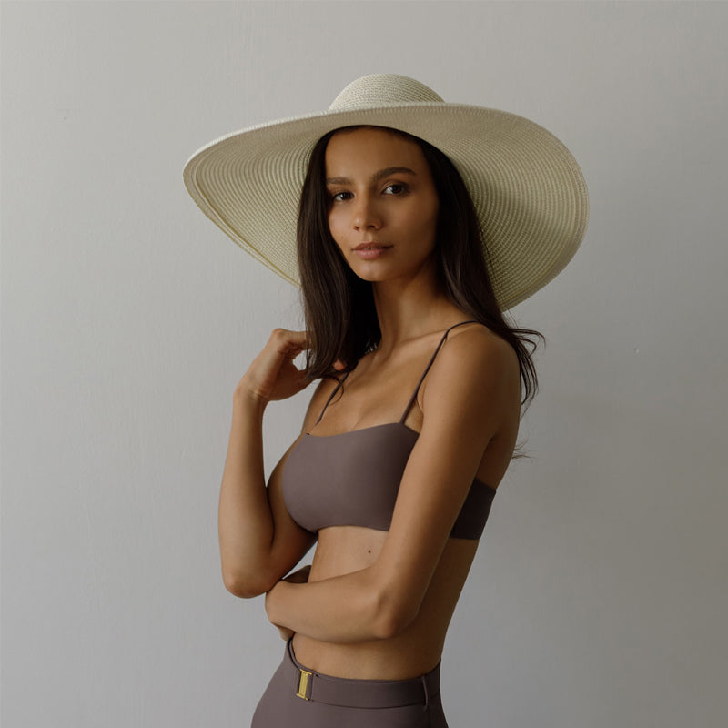 Foldable Wide Brim Straw Sun Hat