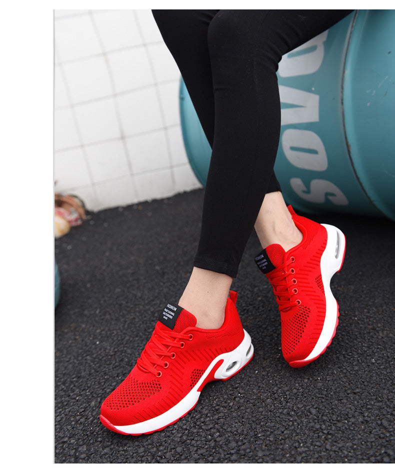 Women's Lightweight Knit Sneakers | Non-Slip Casual Lace-Up Shoes