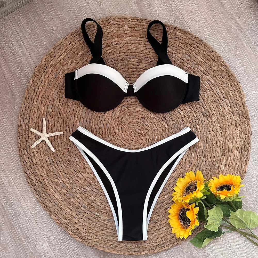 Solid Backless Halter Monokini | One-Piece Swimsuit for Women