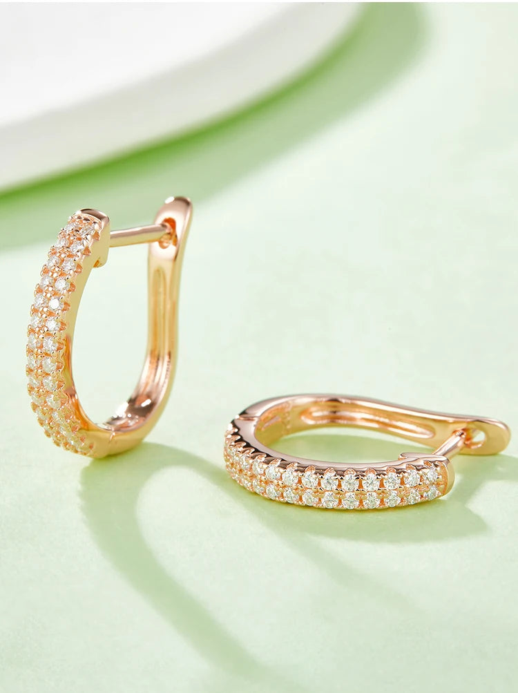 2026 Newest Fashion Earrings D Color Moissanite Earring S925 Sterling Silver With GRA Certified For Women Daily Jewelry Gifts
