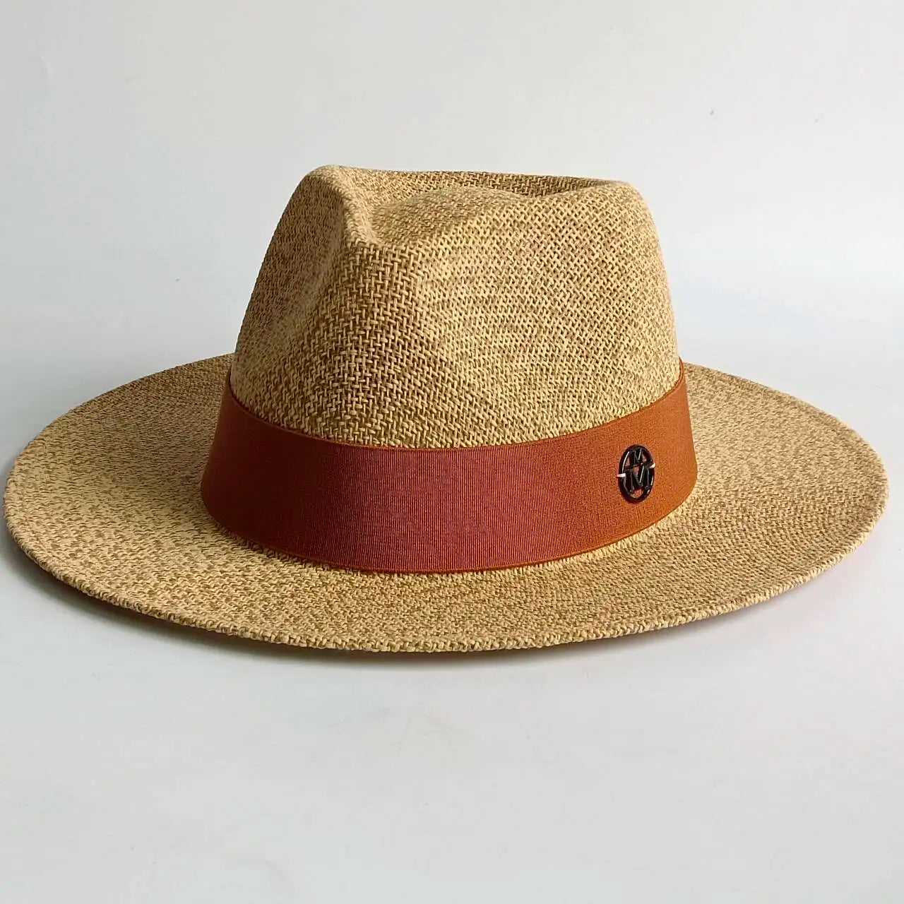 Flat Top French Straw Sun Hat
