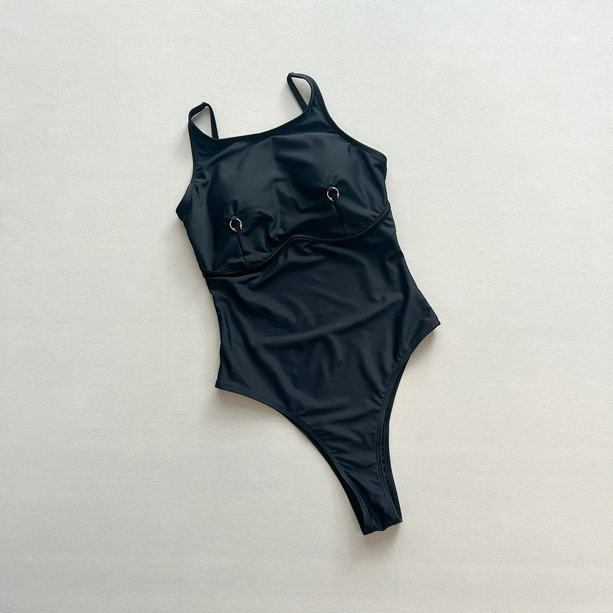 Vest One-Piece Swimsuit | Push-Up Slimming Bodysuit for Women