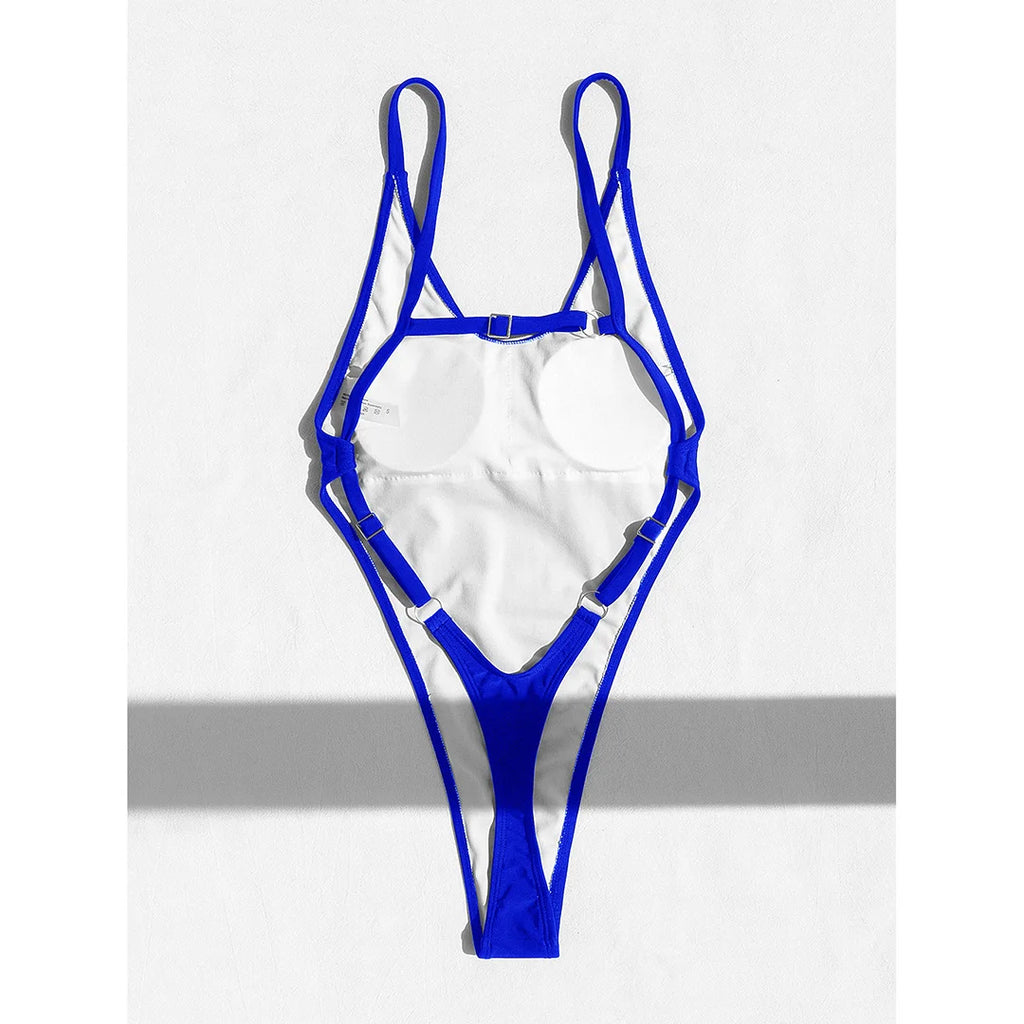Triangle Top Monokini | Padded One-Piece Swimsuit for Women