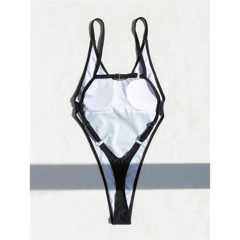 Triangle Top Monokini | Padded One-Piece Swimsuit for Women