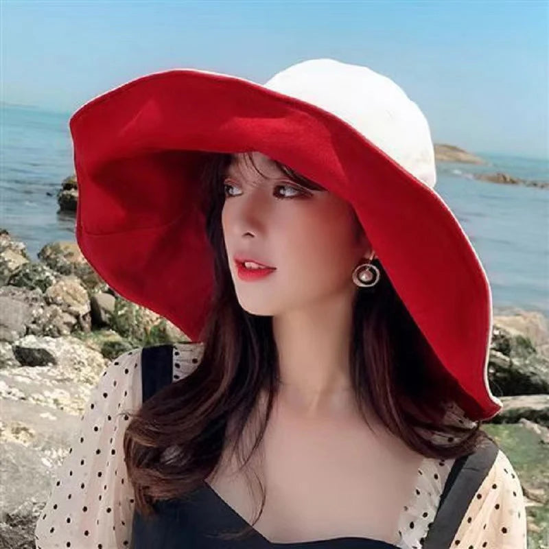 Wide Brim Anti-UV Foldable Fisherman Hat