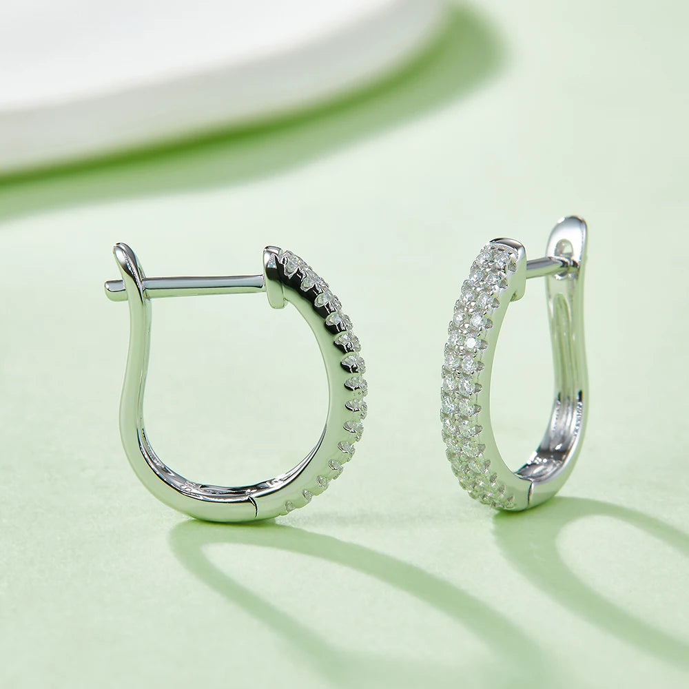 2026 Newest Fashion Earrings D Color Moissanite Earring S925 Sterling Silver With GRA Certified For Women Daily Jewelry Gifts
