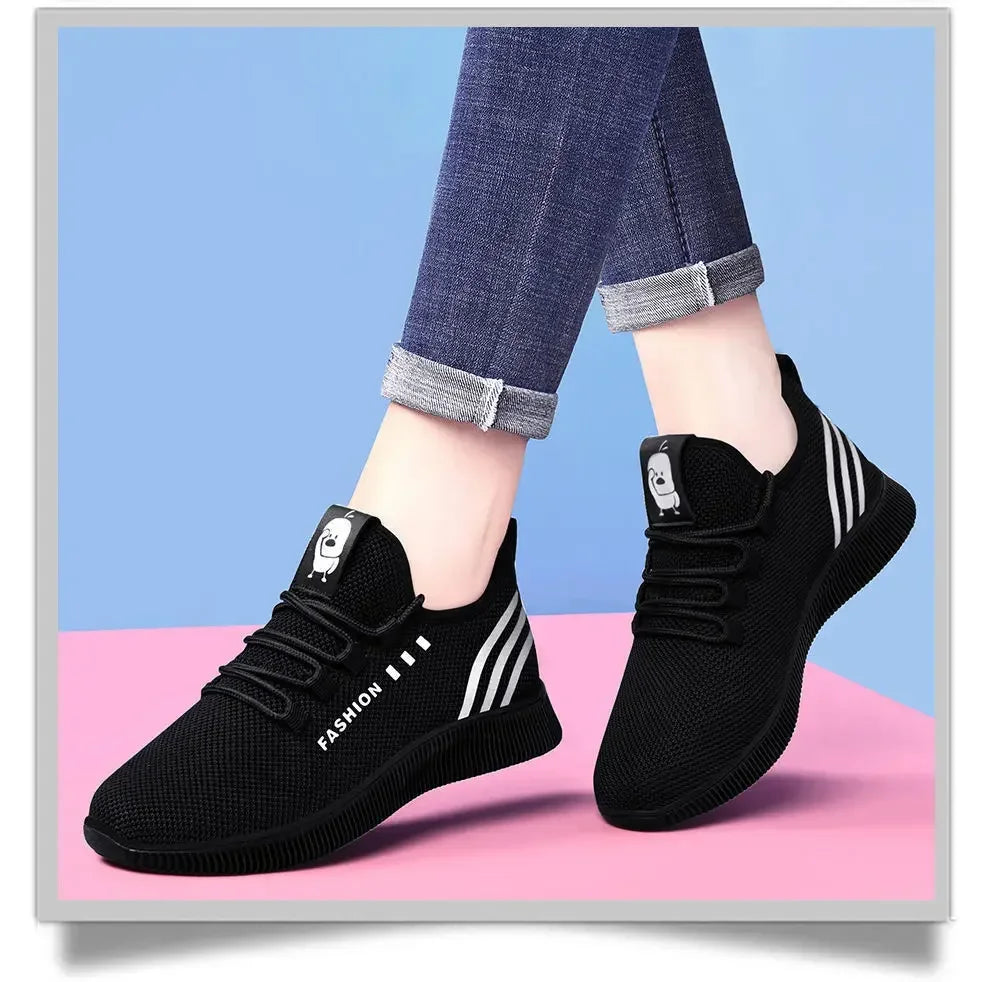 Women's Daisy Slip-On Sneakers | Breathable Casual Walking Shoes