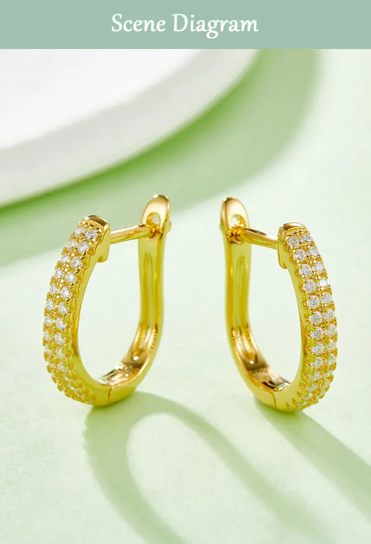 2026 Newest Fashion Earrings D Color Moissanite Earring S925 Sterling Silver With GRA Certified For Women Daily Jewelry Gifts