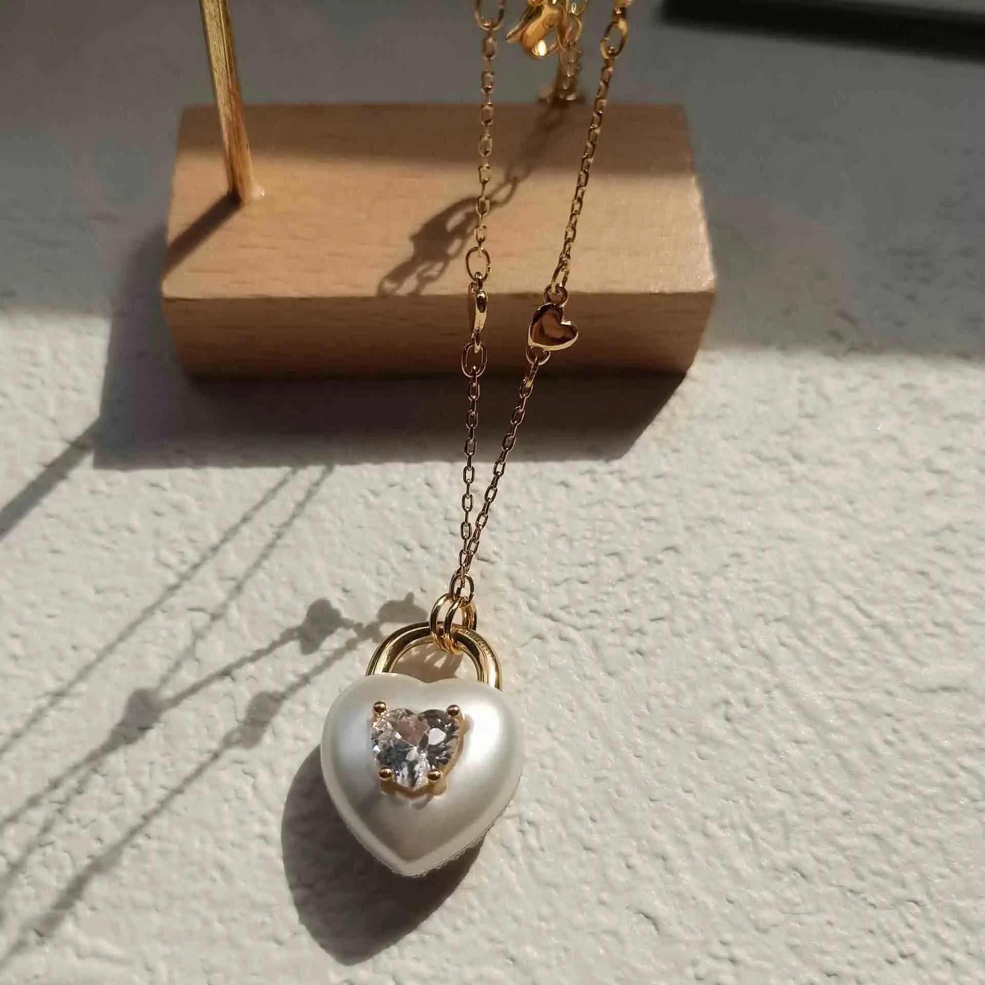 Geometric Jewelry Set | Clip-on Earrings, Necklace, Bracelet & Ring for Women