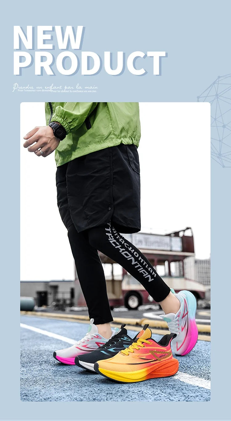 Unisex Breathable Running Sneakers | Non-Slip Cushioned Sports Shoes