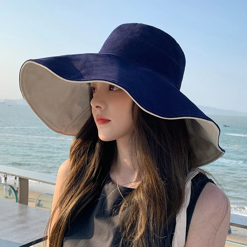 Wide Brim Anti-UV Foldable Fisherman Hat