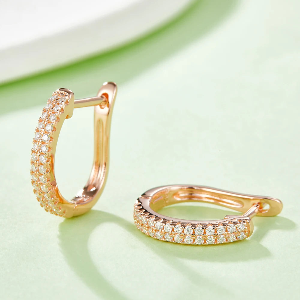 2026 Newest Fashion Earrings D Color Moissanite Earring S925 Sterling Silver With GRA Certified For Women Daily Jewelry Gifts