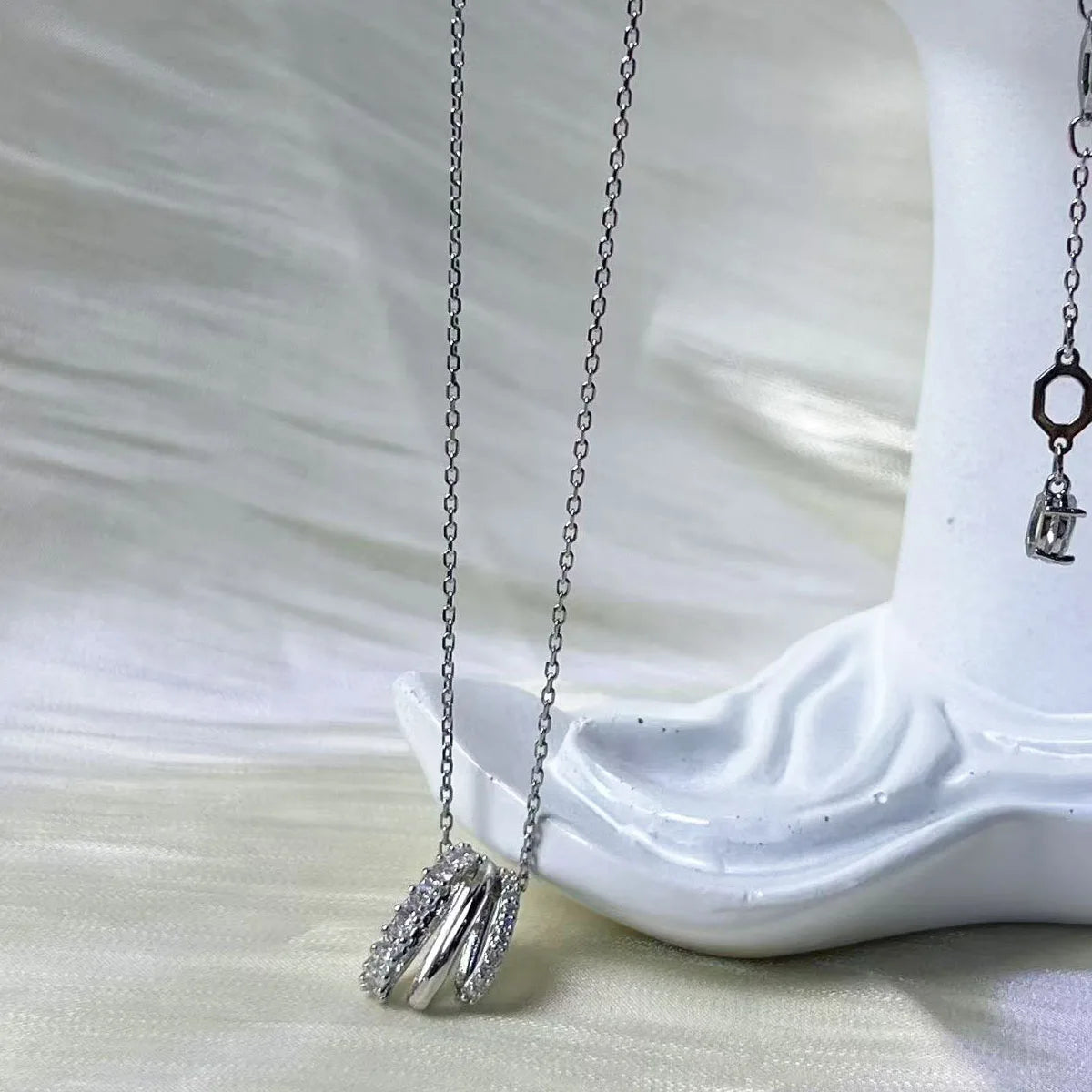 Crystal Water Drop Jewelry Set | Earrings, Rings, Necklace & Bracelet for Women